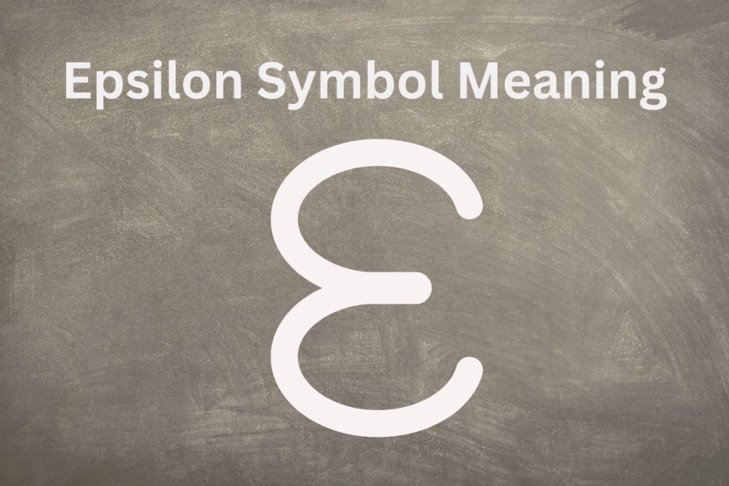 Epsilon Symbol